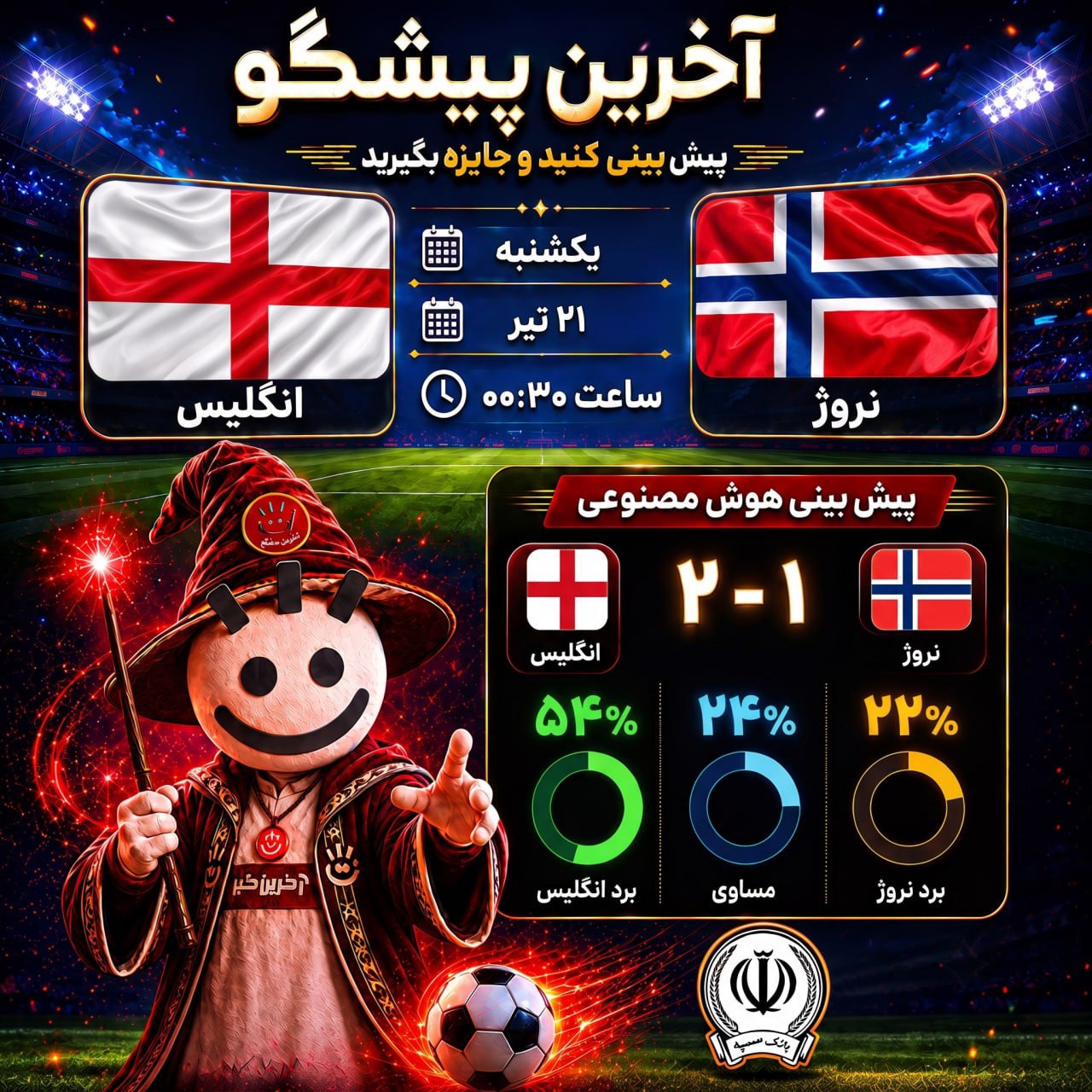 انگلیس- نروژ؛ نبرد سه‌شیرها با وایکینگ‌ها