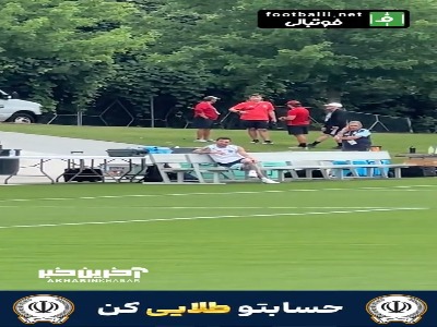 خونسردی و آرامش جالب لیونل مسی در تمرینات آرژانتین