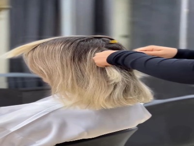 یک مدل شینیون زیبا
