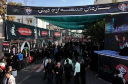 مناطق آزاد در کنار مردم، پای کار خدمت‌رسانی به آیین‌های وداع و تشییع رهبر شهید
