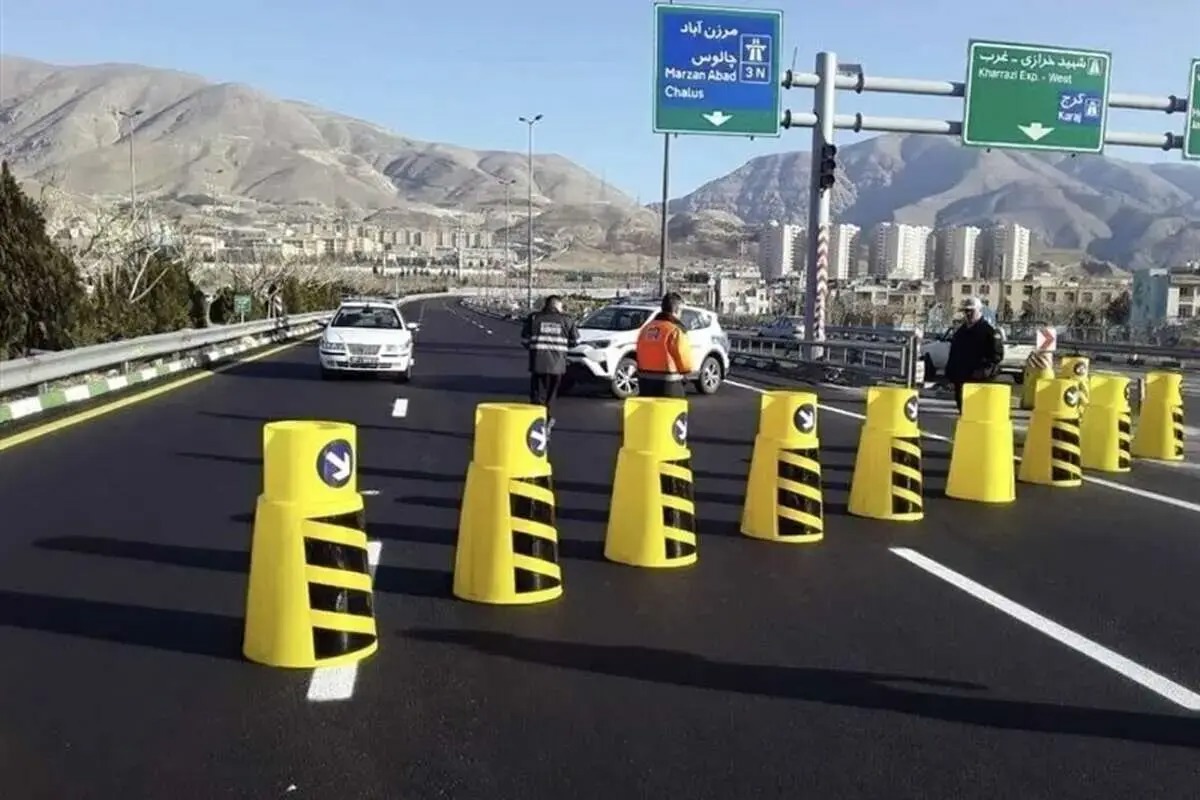 جاده چالوس بسته شد