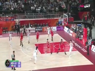 خلاصه بازی بسکتبال کره جنوبی ۵۱ - ایران ۷۷