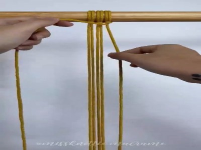 این هم مکرومه بافی خوشگل!