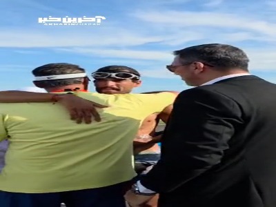 لحظه احساسی و اشک‌های امیرحسین محمودپور پس از کسب مدال نقره بازی‌های آسیایی