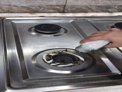 سوختگی های کنار شعله گاز رو خیلی راحت تمیز کن
