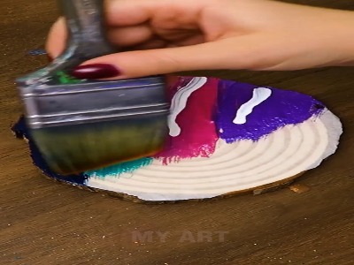 تا حالا روی چوب نقاشی کردی؟