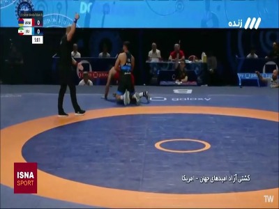کسب آخرین مدال کشتی آزاد زیر ۲۳ توسط محمدمبین عظیمی