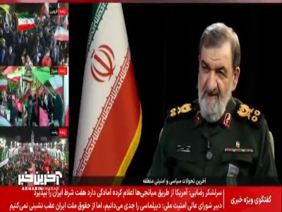سرلشکر رضایی: موشک های ضد ناومان را روی سر ناو جورج واشنگتن تست کردیم